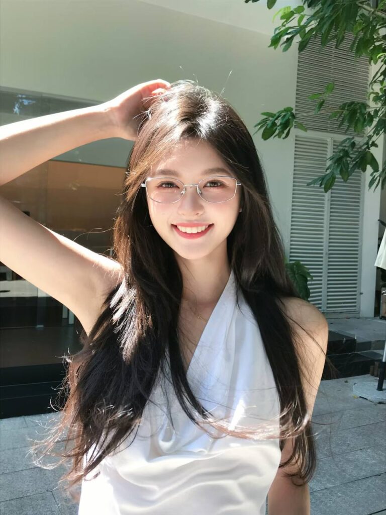 "一位年轻女生在咖啡馆里埋头苦读，旁边放着一杯已经凉了的咖啡"